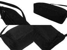 画像をギャラリービューアに読み込む, PRADA プラダ ハンドバッグ アクセサリーポーチ トライアングルロゴ イタリア製 ナイロン ブラック シルバー金具 美品 中古 4b006625