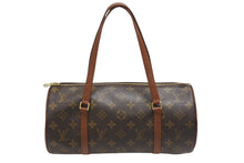 Load image into Gallery viewer, 極美品 LOUIS VUITTON ルイヴィトン パピヨンGM 横幅30cm ハンドバッグ M51365 モノグラム 筒型 旧型 ゴールド金具 中古 4b006626
