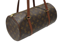 Load image into Gallery viewer, 極美品 LOUIS VUITTON ルイヴィトン パピヨンGM 横幅30cm ハンドバッグ M51365 モノグラム 筒型 旧型 ゴールド金具 中古 4b006626