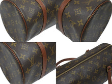 Load image into Gallery viewer, 極美品 LOUIS VUITTON ルイヴィトン パピヨンGM 横幅30cm ハンドバッグ M51365 モノグラム 筒型 旧型 ゴールド金具 中古 4b006626
