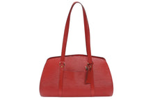Load image into Gallery viewer, 極美品 LOUISVUITTON ルイヴィトン エピ ソルフェリーノ45 ボストンバッグ エピレザー カスティリアンレッド M42867 中古 4b006627