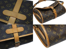 画像をギャラリービューアに読み込む, LOUIS VUITTON ルイヴィトン モノグラム マルヌ ショルダーバッグ ブラウン ロゴ 鞄 PVC レザー M51369 ゴールド金具 良品 中古 4b006628