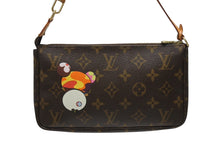 Load image into Gallery viewer, 極美品 LOUIS VUITTON ルイヴィトン ポシェット アクセソワール パンダ M51981 モノグラム アクセポ ハンドバッグ 村上隆 中古 4b006629
