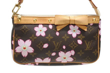 Load image into Gallery viewer, 極美品 LOUISVUITTON ルイヴィトン ポシェット アクセソワール アクセサリーポーチ M92006 モノグラム チェリーブロッサム 村上隆 中古 4b006633