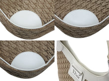 画像をギャラリービューアに読み込む, Christian Dior クリスチャンディオール ストリートシック トロッター ワンショルダーバッグ ブラウン ホワイト キャンバス 美品 中古 4b006638