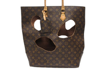 画像をギャラリービューアに読み込む, 極美品 LOUIS VUITTON ルイヴィトン ウィズホールズ トートバッグ M40279 コムデギャルソン 川久保玲 2014 ゴールド金具 中古 4b006642