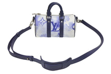 画像をギャラリービューアに読み込む, 新品同様 LOUIS VUITTON ルイヴィトン キーポルXS 2WAY ショルダーバッグ M45761 モノグラムウォーターカラー ネイビー ホワイト 中古 4b006643