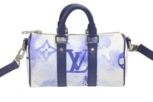 画像をギャラリービューアに読み込む, 新品同様 LOUIS VUITTON ルイヴィトン キーポルXS 2WAY ショルダーバッグ M45761 モノグラムウォーターカラー ネイビー ホワイト 中古 4b006643