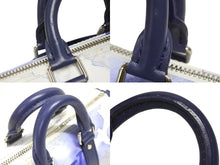 画像をギャラリービューアに読み込む, 新品同様 LOUIS VUITTON ルイヴィトン キーポルXS 2WAY ショルダーバッグ M45761 モノグラムウォーターカラー ネイビー ホワイト 中古 4b006643