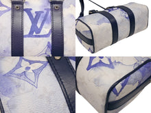 画像をギャラリービューアに読み込む, 新品同様 LOUIS VUITTON ルイヴィトン キーポルXS 2WAY ショルダーバッグ M45761 モノグラムウォーターカラー ネイビー ホワイト 中古 4b006643