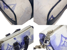 画像をギャラリービューアに読み込む, 新品同様 LOUIS VUITTON ルイヴィトン キーポルXS 2WAY ショルダーバッグ M45761 モノグラムウォーターカラー ネイビー ホワイト 中古 4b006643