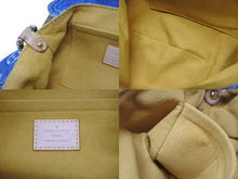 画像をギャラリービューアに読み込む, LOUIS VUITTON ルイヴィトン ミニプリーティ ワンショルダーバッグ M95050 モノグラム デニム レザー ゴールド金具 美品 中古 4b006648