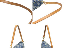 画像をギャラリービューアに読み込む, LOUIS VUITTON ルイヴィトン ミニプリーティ ワンショルダーバッグ M95050 モノグラム デニム レザー ゴールド金具 美品 中古 4b006648