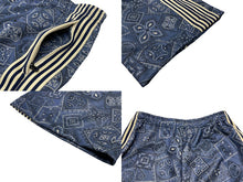 画像をギャラリービューアに読み込む, 新品未使用 KAPITAL キャピタル スムースジャージー COOKIEバンダナ柄 バギートラックパンツ K2504LP152 サイズM ブルー 総柄 中古 4b006649