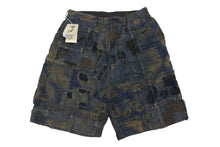 画像をギャラリービューアに読み込む, 新品未使用 KAPITAL キャピタル BORO IVY ボロ アイビー ショートパンツ ショーツ K2505SP222 サイズL 刺し子 襤褸 ネイビー 中古 4b006650
