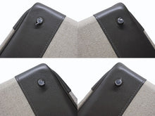 画像をギャラリービューアに読み込む, 新品同様 HERMES エルメス ハンドバッグ オータクロア50 ヴェールマキ トワルキャンプ シルバー金具 U刻印 中古 4b006651