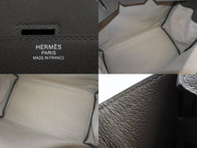 画像をギャラリービューアに読み込む, 新品同様 HERMES エルメス ハンドバッグ オータクロア50 ヴェールマキ トワルキャンプ シルバー金具 U刻印 中古 4b006651