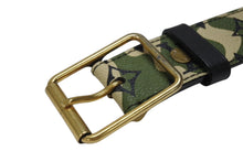 画像をギャラリービューアに読み込む, 新品同様 LOUIS VUITTON ルイヴィトン ベルト サンチュール モノグラモフラージュ 村上隆 サイズ90 M9646U ゴールド金具 中古 4b006653
