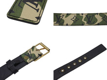 画像をギャラリービューアに読み込む, 新品同様 LOUIS VUITTON ルイヴィトン ベルト サンチュール モノグラモフラージュ 村上隆 サイズ90 M9646U ゴールド金具 中古 4b006653