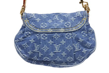画像をギャラリービューアに読み込む, 新品未使用 LOUIS VUITTON ルイヴィトン 2WAYバッグ ショルダーバッグ サンセット モノグラムデニム M46829 レザー ブルー 中古 4b006655