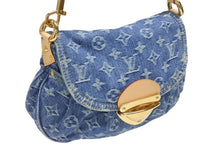 画像をギャラリービューアに読み込む, 新品未使用 LOUIS VUITTON ルイヴィトン 2WAYバッグ ショルダーバッグ サンセット モノグラムデニム M46829 レザー ブルー 中古 4b006655