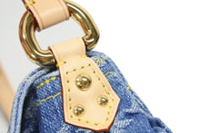 画像をギャラリービューアに読み込む, 新品未使用 LOUIS VUITTON ルイヴィトン 2WAYバッグ ショルダーバッグ サンセット モノグラムデニム M46829 レザー ブルー 中古 4b006655