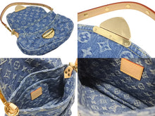 画像をギャラリービューアに読み込む, 新品未使用 LOUIS VUITTON ルイヴィトン 2WAYバッグ ショルダーバッグ サンセット モノグラムデニム M46829 レザー ブルー 中古 4b006655
