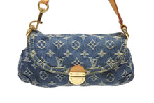 画像をギャラリービューアに読み込む, 極美品 LOUIS VUITTON ルイヴィトン ミニプリーティ ワンショルダーバッグ M95050 モノグラム デニム レザー ゴールド金具 中古 4b006656