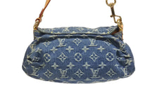 画像をギャラリービューアに読み込む, 極美品 LOUIS VUITTON ルイヴィトン ミニプリーティ ワンショルダーバッグ M95050 モノグラム デニム レザー ゴールド金具 中古 4b006656