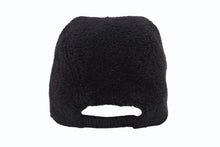 Load image into Gallery viewer, CHANEL シャネル パイル キャップ ハット 帽子 サイズM ココマーク コットン ブラック 美品 中古 4b006657