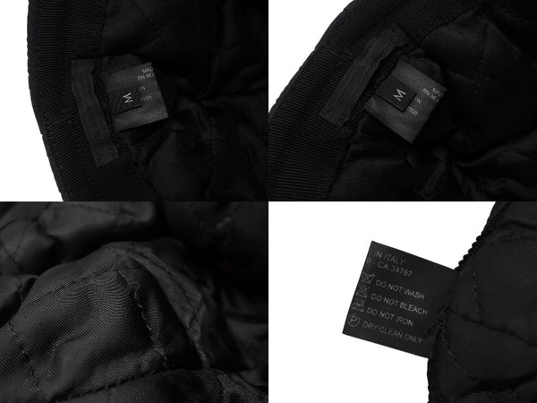 極美品 PRADA プラダ Re-Nylon リナイロン パデッドビーニー フィッシャーマンキャップ 2HC168 サイズM トライアングルロゴ 中古 4b006658