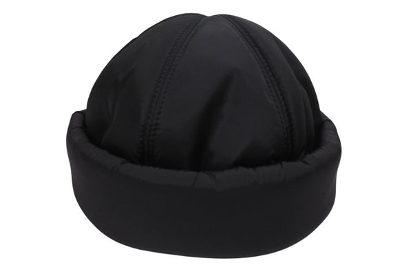 極美品 PRADA プラダ Re-Nylon リナイロン パデッドビーニー フィッシャーマンキャップ 2HC168 サイズM トライアングルロゴ 中古 4b006658