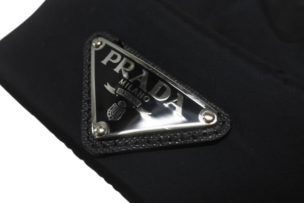 極美品 PRADA プラダ Re-Nylon リナイロン パデッドビーニー フィッシャーマンキャップ 2HC168 サイズM トライアングルロゴ 中古 4b006658
