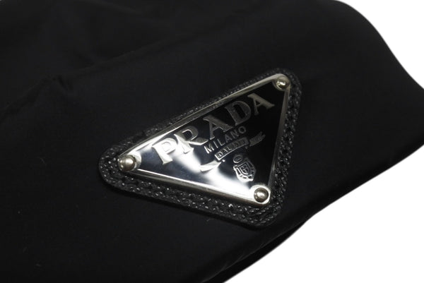 極美品 PRADA プラダ Re-Nylon リナイロン パデッドビーニー フィッシャーマンキャップ 2HC168 サイズM トライアングルロゴ 中古 4b006658