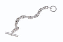 画像をギャラリービューアに読み込む, 新品未使用 HERMES エルメス Chaine d'Ancre Bracelet MM シェーヌダンクル ブレスレットMM 15コマ H101994B 重量約52.7g 中古 4b006659
