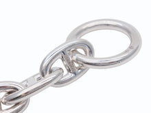 画像をギャラリービューアに読み込む, 新品未使用 HERMES エルメス Chaine d'Ancre Bracelet MM シェーヌダンクル MM ブレスレット Ag925 シルバー 15コマ 中古 4b006660