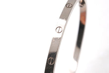 画像をギャラリービューアに読み込む, CARTIER カルティエ Love ラブブレス ブレスレット スモール シルバー ホワイトゴールド ジュエリー B6079217 18g 新型 15号 美品 中古 4b006666