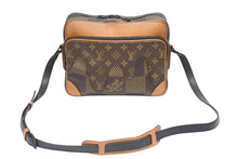 画像をギャラリービューアに読み込む, LOUIS VUITTON ルイヴィトン NIGO ナイルメッセンジャー PM ショルダーバッグ ダミエジャイアント N40359 ブラウン 良品 中古 4b006687