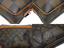 画像をギャラリービューアに読み込む, LOUIS VUITTON ルイヴィトン NIGO ナイルメッセンジャー PM ショルダーバッグ ダミエジャイアント N40359 ブラウン 良品 中古 4b006687