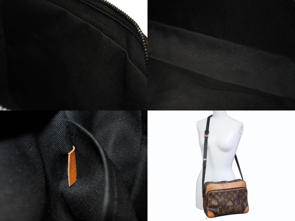 LOUIS VUITTON ルイヴィトン NIGO ナイルメッセンジャー PM ショルダーバッグ ダミエジャイアント N40359 ブラウン 良品 中古 4b006687