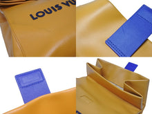 画像をギャラリービューアに読み込む, LOUIS VUITTON ルイヴィトン 24SS Sandwich Bag サンドウィッチ バッグ クラッチバッグ M24578 サフラン オレンジ 美品 中古 4b006688