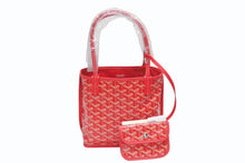 Load image into Gallery viewer, 新品未使用 GOYARD ゴヤール アンジュ ミニポーチ ハンドバッグ ANJEFLMINCG43TY43P ピンク 2025年限定 シルバー金具 中古 4b006690