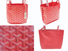 Load image into Gallery viewer, 新品未使用 GOYARD ゴヤール アンジュ ミニポーチ ハンドバッグ ANJEFLMINCG43TY43P ピンク 2025年限定 シルバー金具 中古 4b006690