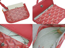 Load image into Gallery viewer, 新品未使用 GOYARD ゴヤール アンジュ ミニポーチ ハンドバッグ ANJEFLMINCG43TY43P ピンク 2025年限定 シルバー金具 中古 4b006690