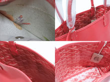 Load image into Gallery viewer, 新品未使用 GOYARD ゴヤール アンジュ ミニポーチ ハンドバッグ ANJEFLMINCG43TY43P ピンク 2025年限定 シルバー金具 中古 4b006690