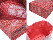 Load image into Gallery viewer, 新品未使用 GOYARD ゴヤール アンジュ ミニポーチ ハンドバッグ ANJEFLMINCG43TY43P ピンク 2025年限定 シルバー金具 中古 4b006690