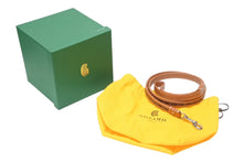 画像をギャラリービューアに読み込む, GOYARD ゴヤール リード ペット用品 ペットグッズ ブラウン PVC レザー ヘリンボーン シルバー金具 美品 中古 4b006692