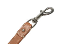 画像をギャラリービューアに読み込む, GOYARD ゴヤール リード ペット用品 ペットグッズ ブラウン PVC レザー ヘリンボーン シルバー金具 美品 中古 4b006692