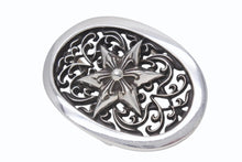 画像をギャラリービューアに読み込む, 極美品 CHROME HEARTS クロムハーツ BUCKLE CLASSIC OVAL STAR クラシック オーバルスター バックル 重量約148.3g シルバー 中古 4b006698