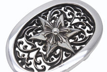 画像をギャラリービューアに読み込む, 極美品 CHROME HEARTS クロムハーツ BUCKLE CLASSIC OVAL STAR クラシック オーバルスター バックル 重量約148.3g シルバー 中古 4b006698